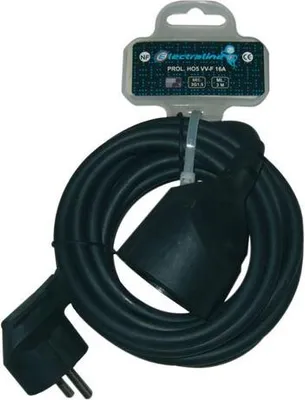 Zdjęcie produktu dla Przedłużacz 3g1.5mm2 czarny 3m - Electraline