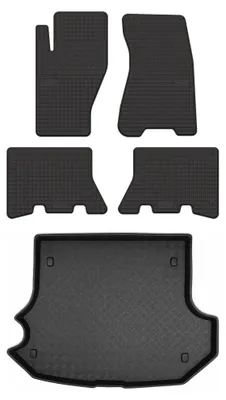 Obrázok produktu pre Gumové autokoberce SolidTread + vaňa kufra pre: Jeep Grand Cherokee ZJ 1998-2005 SUV 5 ks