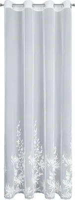 Obrázok produktu pre Eurofirany 463638, Sheer, Biela, Jednofarebné, Polyester, Prsteň, 55 g/m²