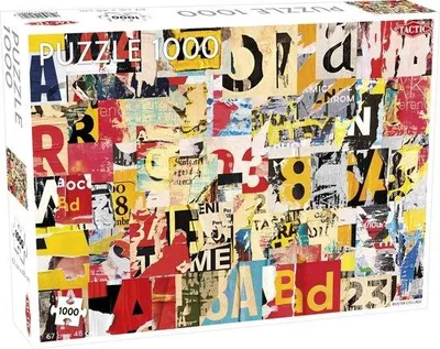 Zdjęcie produktu dla Tactic Poster Collage 1000 pcs, 1000 szt., Artystyczny, 9 lat(a)