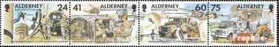 Produktbild von Briefmarken GB - Alderney 1996 Mi 90-93 Viererstreifen (kompl.Ausg.) postfrisch Fernmelderegiment