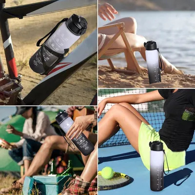 Produktbild von Trinkflasche 1000ml BPA-frei für Fitness Sport Outdoor