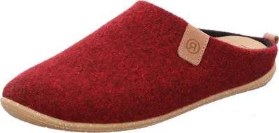 Produktbild von Rohde Damen Pantoffel Hausschuh lose Einlagen Leder Rivoli-D 6863, Größe:37 EU, Farbe:Rot