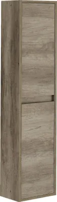 Produktbild von Wandhängende Badezimmer-Säule, 2 Türen, Nordik-Braun