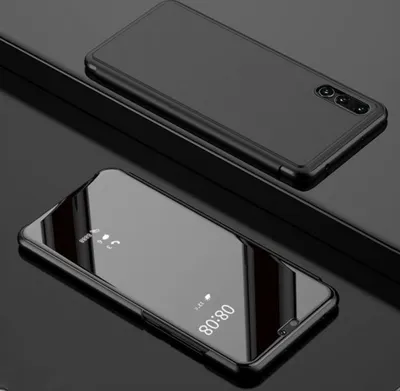 Produktbild von Handyhülle für Huawei P20 Pro Smart Cover Schutzhülle Clear View Case Schwarz