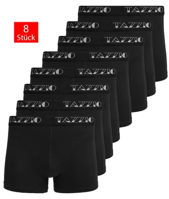 Immagine prodotto di Boxer da uomo Tazzio, confezione da 8 BS1000 (nero, 4XL)