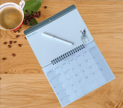 Hunde-Memo-Kalender 2023, Monatsplaner mit Notiztafel