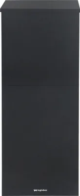 Produktbild von LOGIXBOX Freistehender Paketkasten – Paketbox mit 1.0 mm Stahldicke - Paketbriefkasten Trendybox Entnahme von hinten Graphitgrau