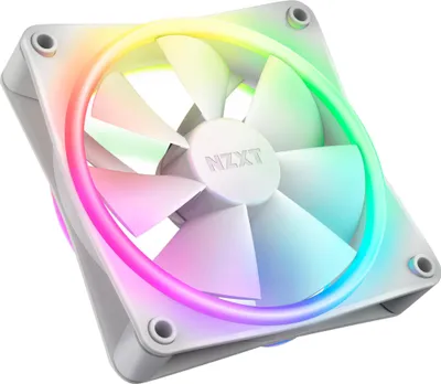 Produktbild von NZXT F120 RGB DUO, Ventilator, 12 cm, 500 RPM, 1800 RPM, Weiß