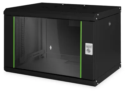 Produktbild von 483-mm-Wandschrank, 7 HE (schwarz, 7 Höheneinheiten)