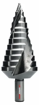 Produktbild von RUKO ULTIMATECUT Stufenbohrer mit FLOWSTEP® Spitze, HSS-Co 5, 3-Flächenschaft