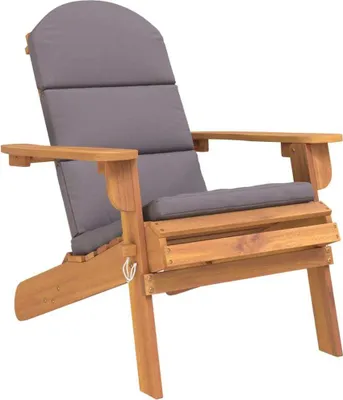 Obrázok produktu pre Adirondack Záhradná stolička s vankúšmi masívne akáciové drevo
