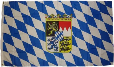 Produktbild von XL Fahne Ösen  Bayern Party Bavaria Deko Blau weiß Flagge