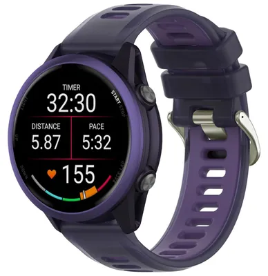 Produktbild von Silikonarmband, 22 mm, für Garmin und andere Uhren