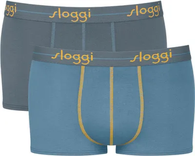 Produktbild von sloggi Herren Retro Pants 2-Pack Start Hipster - MULTIPLE COLOURS 11 - Größe 8