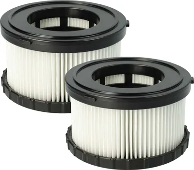 Produktbild von vhbw 2 Staubsaugerfilter Ersatz für Dewalt DC5151H, DC 5151 H für Staubsauger - HEPA-Filter Schwarz Weiß