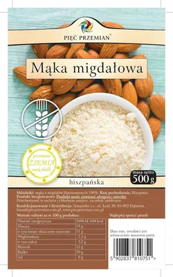 Produktbild von Mandelmehl „Pięć Przemian“ 500 g