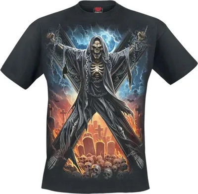 Produktbild von Spiral T-Shirt Herren Crossed Over T-Shirt schwarz M