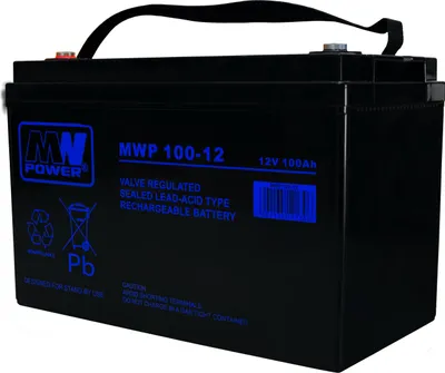 Produktbild von MW Power MWP 100-12 AGM-Batterie 12 V 100 Ah für USV und Zyklenbetrieb