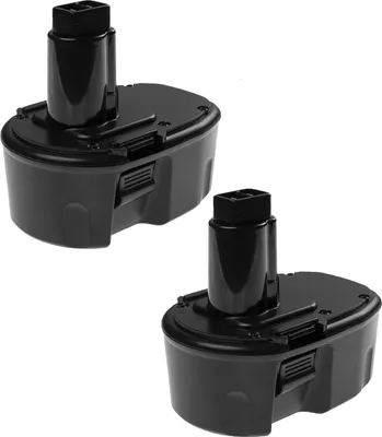 Produktbild von EXTENSILO 2x Akku kompatibel mit Dewalt DC735KA, DC731KA, DC735KB, DC835KB, DC830KB, DC757KA, DC930KA, DC757KB Werkzeug (3300 mAh, NiMH, 14,4 V)