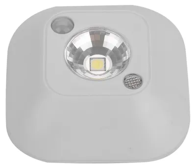 Immagine prodotto di Sensore di movimento a infrarossi LED mini, senza fili, luce notturna a batteria, ideale per armadi e cassetti, colore bianco