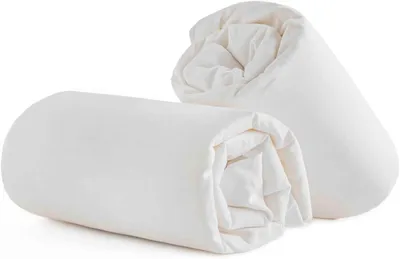 Productafbeelding van Babybeddengoed set van 2, 50x85 cm, ademend, hypoallergeen, voor baby's om in te slapen