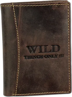 Image de Wild Things Only braun Leder Portemonnaie D2OPJ100N