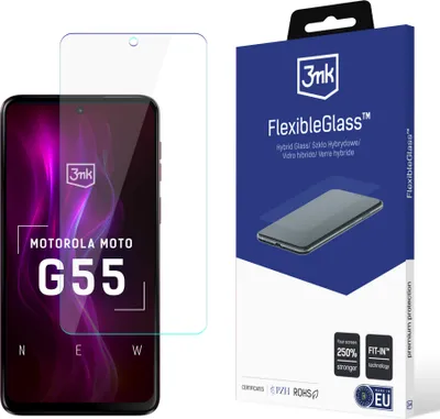 Zdjęcie produktu dla 3mk FlexibleGlass - Szkło hybrydowe do Motorola Moto G55 5G