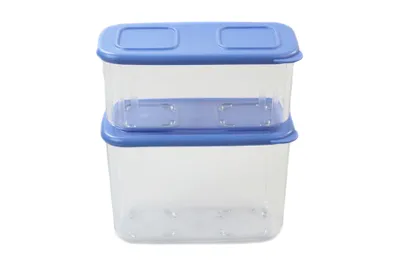 Immagine prodotto di TUPPERWARE Fridge Clear Mates 715 ml + 460 ml clear blue Freshness Tower Tin Container