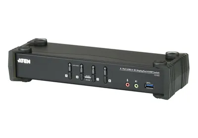 Produktbild von ATEN CS1924 4-Port USB 3.0 4K DisplayPort KVM Switch