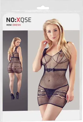 Produktbild von Mandy Mystery Lingerie - Damen Dessous Netzkleid, Gr. S-L