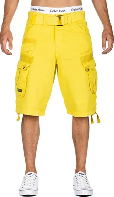 Produktbild von Geographical Norway Herren Shorts Panoramique Color Yellow L