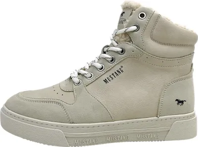 Image de Bottines à lacets blanches Mustang pour femmes, chaussures de loisirs