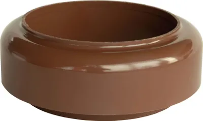 Produktbild von INEFA Verbindungsstück Fallrohr zu Abfluss, PVC DN100 / 100mm Braun Zubehör Fallrohr Kunststoff, einfache Steckmontage,  Germany