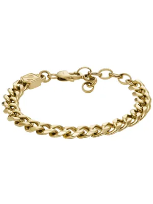 Produktbild von FOSSIL Armband Bold Chains Bracelet Gold goldfarben