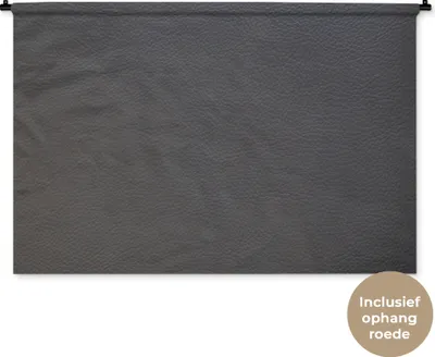 Produktbild von MuchoWow® Wandteppich Wandbehang Leder - Strukturiert - Leder-Optik - Grau 150x100 cm Tapisserie Dekoration Wandtuch - Waschbar - Tapisserien - Wand-Decke