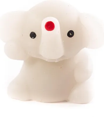 Produktbild von Squishy Elefant Mini Figur - Antistress Quetschball Spielzeug zum Drücken & Entspannen