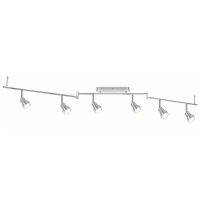 Image de Spotlight Arioso poutre 6x3W alu brossé 230V métal
