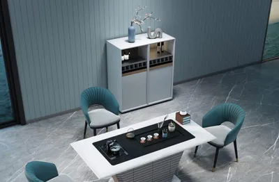 Image de lot de 2 armoires de bureau - blanc, en bois, beaucoup d'espace de rangement