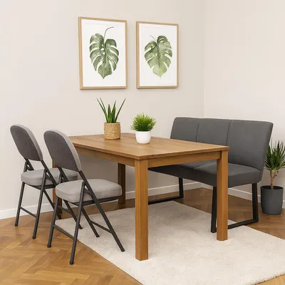 Produktbild von Sitzbank Vemal Schwarz Retro gepolstert Kunstleder Wildlederoptik 140x82x60 cm