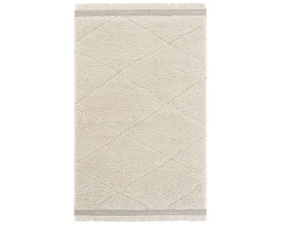 Zdjęcie produktu dla Kremowy gruby dywan shaggy boho 200x290cm