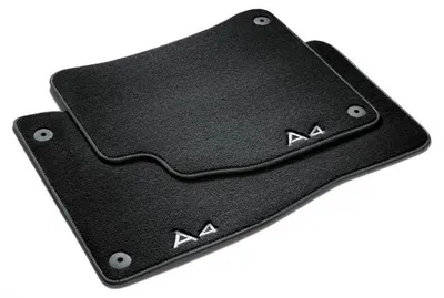 Produktbild von 2x Original Audi Premium Velours Textil Fußmatten Matten VORN für Audi A4 8W B9