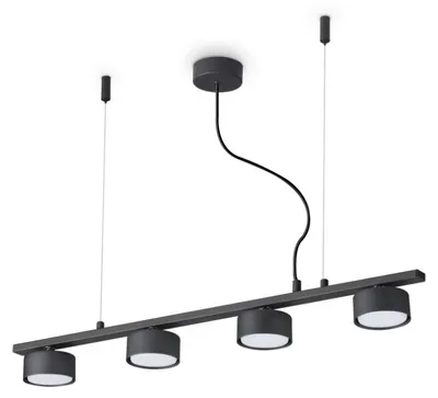 Obrázek produktu pro IdealLux 235455 MINOR LINEAR SP4 závesné svietidlo GX53 4x15W IP20 ?ierna
