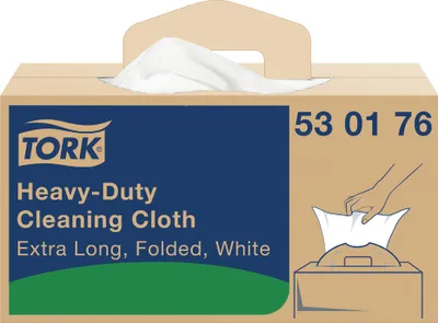 Immagine prodotto di tork 530176 Panni per la pulizia multiuso TORK, 615 x 355 mm, bianco