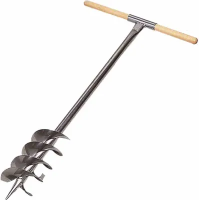 Produktbild von Romulus 506-00 Erdlochbohrer 32x112x15cm Schneidschnecke rund, grausilber/natur