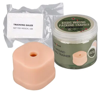 Wundverbandtrainer Basic Packing Trainer, Silikon, wiederverwendbar