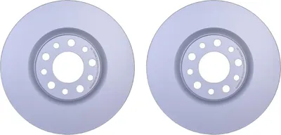Image de 2x HELLA 8DD 355 112-511 Disque de frein essieu avant