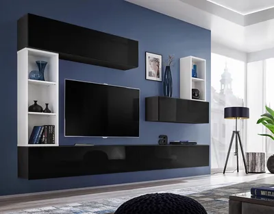 Produktbild von Wohnzimmer Komplett Wohnwand TV-Ständer Wandregale Luxus Designer Einrichtung