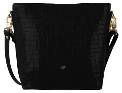 Productafbeelding van Schoudertas VERONA Shopper S, zwart, dames - Leer