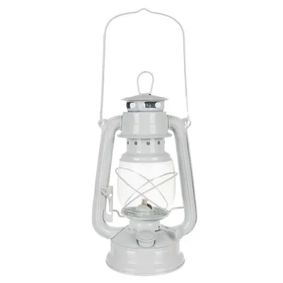 Zdjęcie produktu dla lampa naftowa 24 cm biała 20693